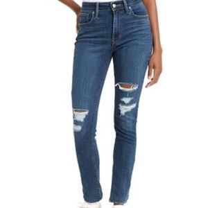 Levi’s high rise skinny Jeans new w 25 L30.